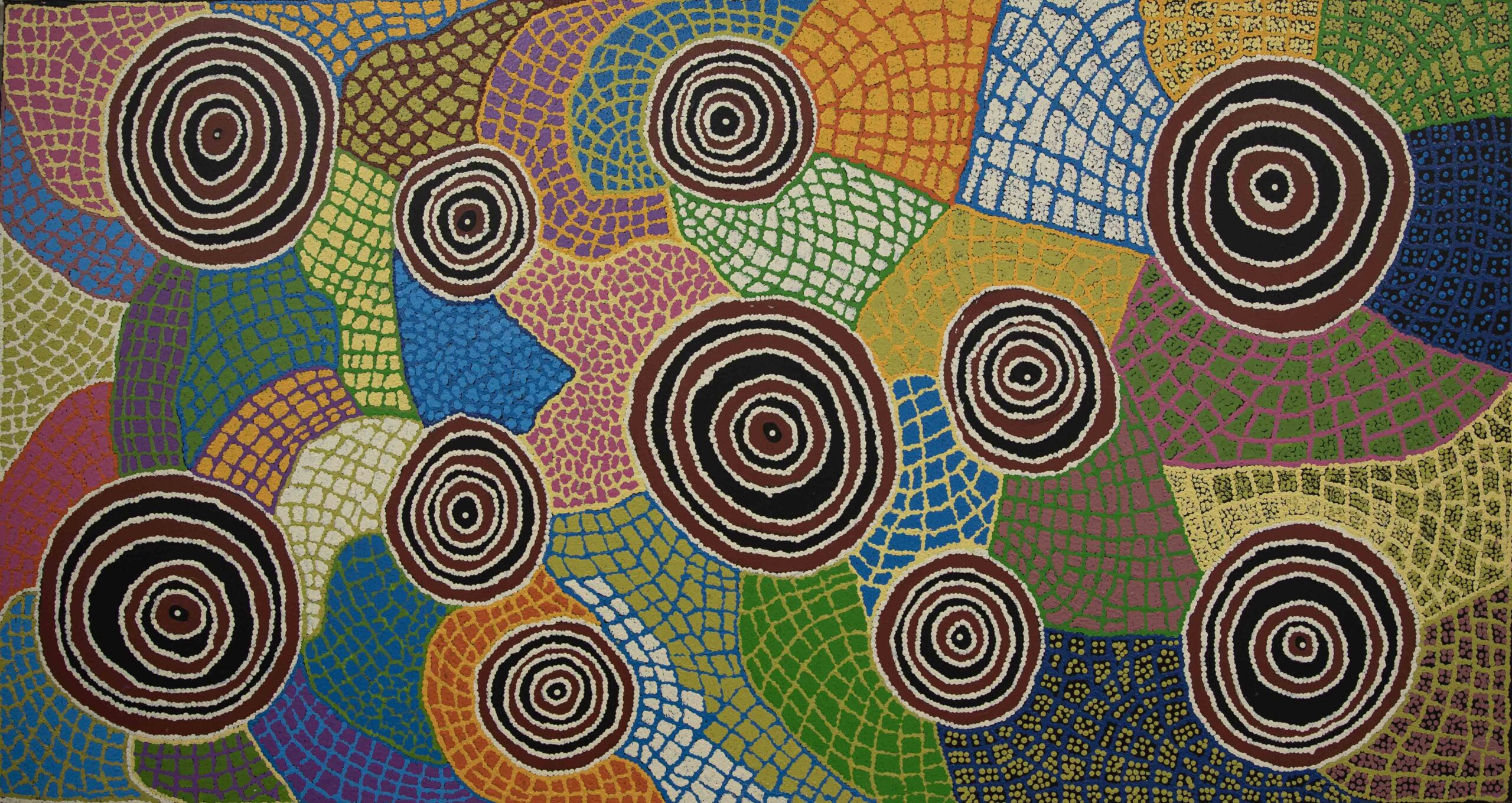 Wati Wanampi Tjuta / Snake Men – Imuna Kenta’s Story - Painting - Imuna Kenta