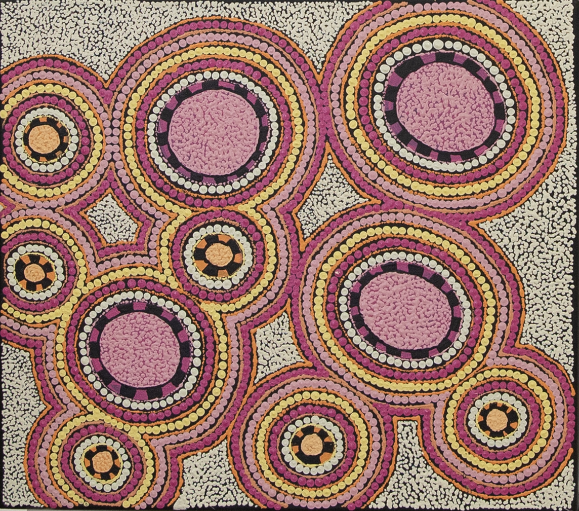 Tjukula/Waterhole - Painting - Sonia Lewis